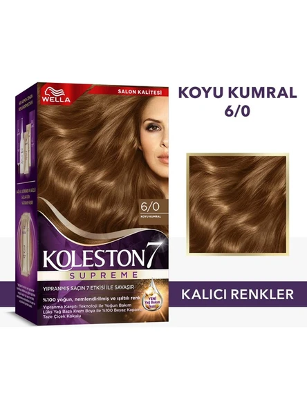 Koleston Saç Boyası Supreme Kit 6/0 Koyu Kumral - 3