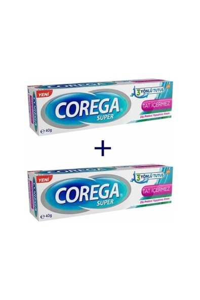 Süper 3 Yönlü Tutuş Diş Protez Yapıştırıcı Krem Tat Içermez 40 Gr - 2 Adet ürün görseli 1