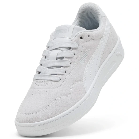 Puma Court Lally SD Kadın Beyaz Sneaker 40073405 - Resim 4
