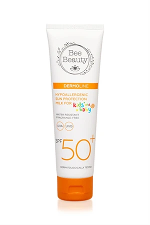 Bee Beauty Hipoalerjenik Çocuk & Bebek Güneş Sütü SPF50+ – Hassas Ciltler İçin Yüksek Koruma, 100 ml ürün görseli 1