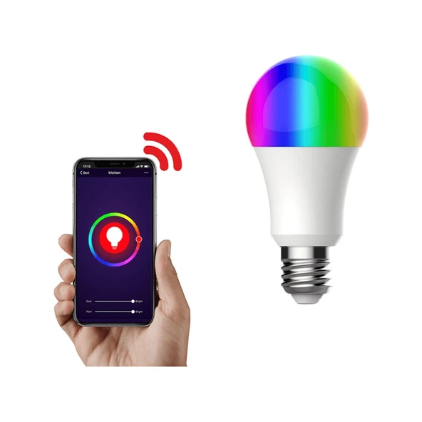 Alpsmart AS-8229 CW Akıllı Wifi Led Lamba Tuya Destekli 9W Ampül - Resim 2