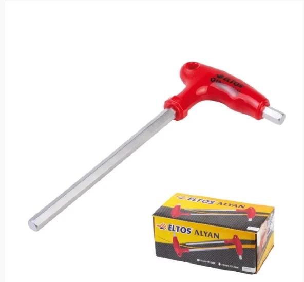 Eltos 6 Köşe T Tipi Alyan 6 mm Anahtar - 1