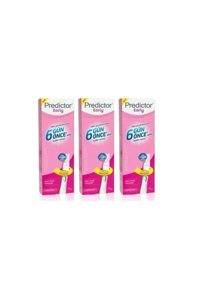 Early Erken Gebelik Testi 1 Test X 3 Paket ürün görseli 1
