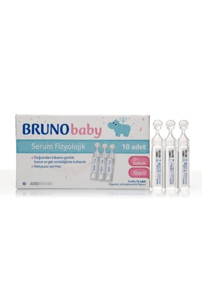 Serum Fizyolojik Damla Baby 10 Adet X 5 ml Flakon