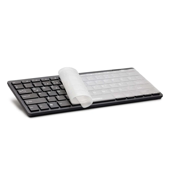 Hadron HDX8251 15.6" Universal Silikon Klavye Koruyucu - Şeffaf - 1