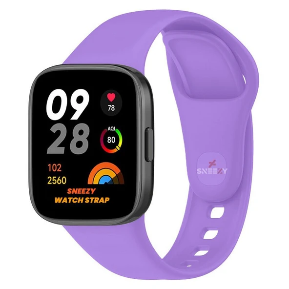Xiaomi Redmi Watch 3 Uyumlu PureLux Soft Silikon Kordon  Siyah Siyah - 12