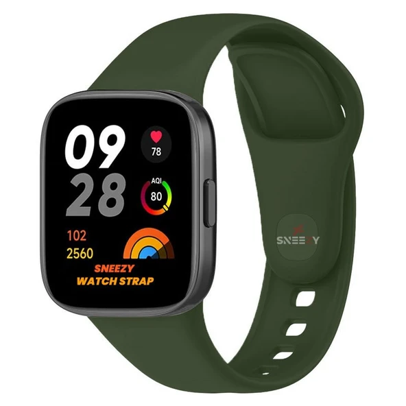 Xiaomi Redmi Watch 3 Uyumlu PureLux Soft Silikon Kordon  Turkuaz Turkuaz - 9