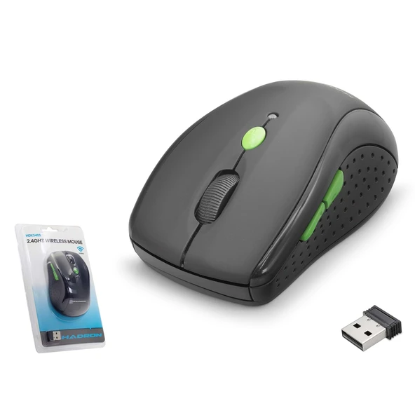 Hadron HDX3405 1600dpi 2.4Ghz USB Kablosuz Mouse - Siyah ürün görseli 1