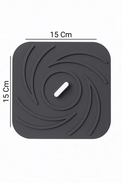 Valerine Life Gider Koku Önleyici Kaymaz Silikon Mat Banyo Mutfak Balkon Lavabo Su Gider Tıpası Kapağı - Resim 3