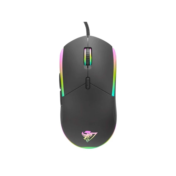 Hadron G380 3600dpi RGB Ledli 1.50mt USB Kablolu Oyuncu Mouse - Siyah - 2