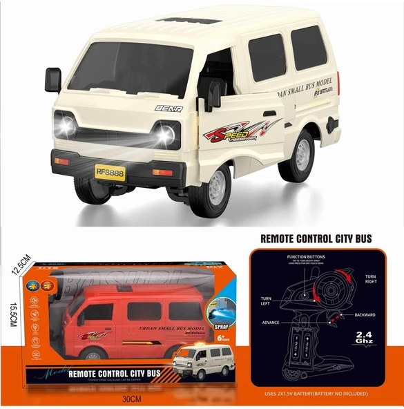 Eğitici Oyuncak RF3231A2A3A UK FF 1: 16 SESLI ISIKLI MINIBUS KAMYONET
