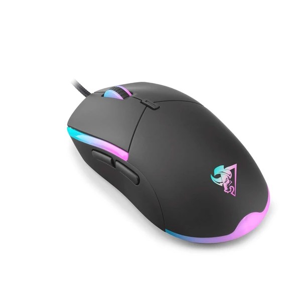Hadron G380 3600dpi RGB Ledli 1.50mt USB Kablolu Oyuncu Mouse - Siyah - 3