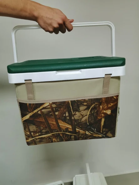 20 Lt Kumaş Kamuflaj Desen Buzluk Termos (1126 Cooler Box) - Resim 2