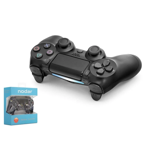Nodar ND400 DualShock Titreşimli PS4 Kablosuz Oyun Kolu - Siyah - 1