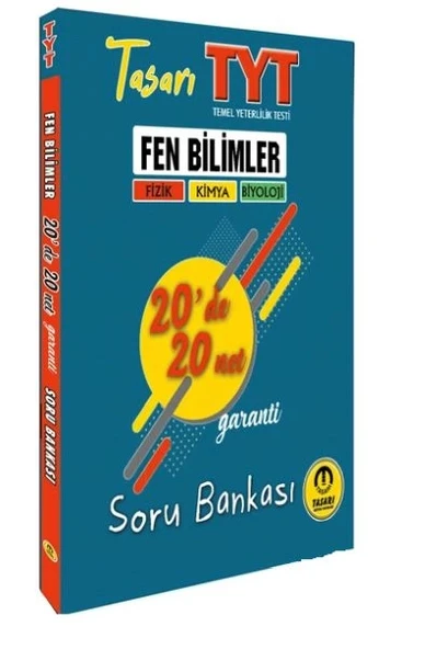 Tasarı TYT Fen Bilimleri 20 de 40 Net Soru Bankası ürün görseli