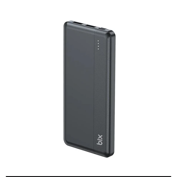 BİX 10000mAh BXPB108-BK 2x USB LED BİLDİRİMLİ Siyah POWERBANK - 4