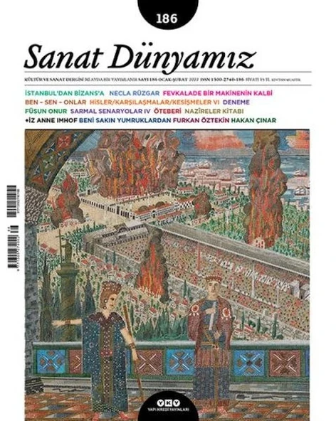 Sanat Dünyamız İki Aylık Kültür ve Sanat Dergisi Sayı: 186 Ocak - Şubat 2022 ürün görseli