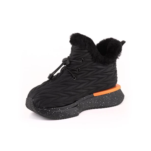 GUJA 24K326 KALIN TABAN KAPİTONELİ KÜRKLÜ KADIN KAR BOTU - Resim 9