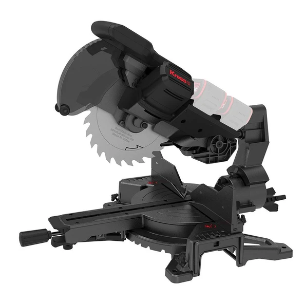 Kress KH483.9 40Volt 1400W 254MM Kömürsüz Kızaklı Bluetooth Bağlantılı Profesyonel Gönye Kesme (Akü Dahil Değildir) - 2