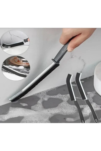 TİNEKE   3 Adet Çok Amaçlı Multi İnce Temizlik Fırçası Derz Arası Banyo Mutfak Lavabo Detay Temizleme Fırçası - 2