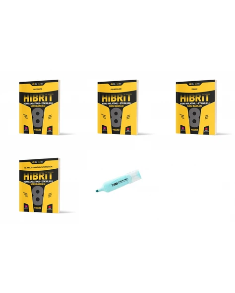 LGS 8.Sınıf HİBRİT Matematik Fen Türkçe İnkılap Konu Anlatımlı Etkinlikli Soru Bankası ürün görseli