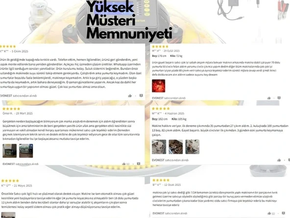 Evonest Evo-UFO-48 | 48 Yumurtalık UFO Model Tam Otomatik Kuluçka Makinesi - 9