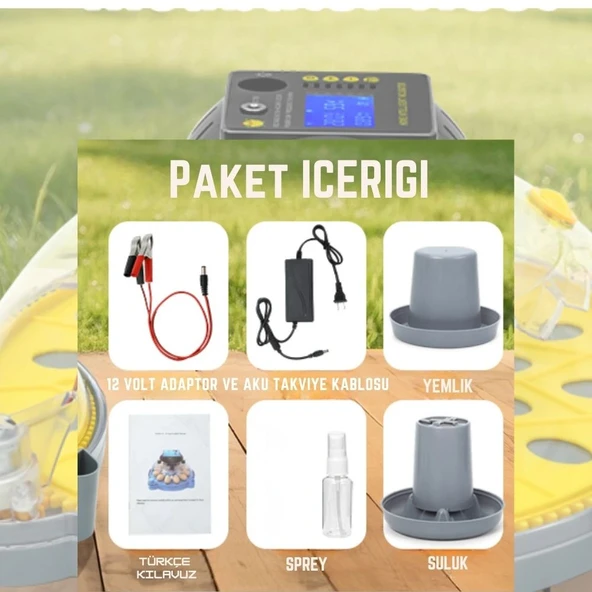 Evonest Evo-UFO-48 | 48 Yumurtalık UFO Model Tam Otomatik Kuluçka Makinesi - 6