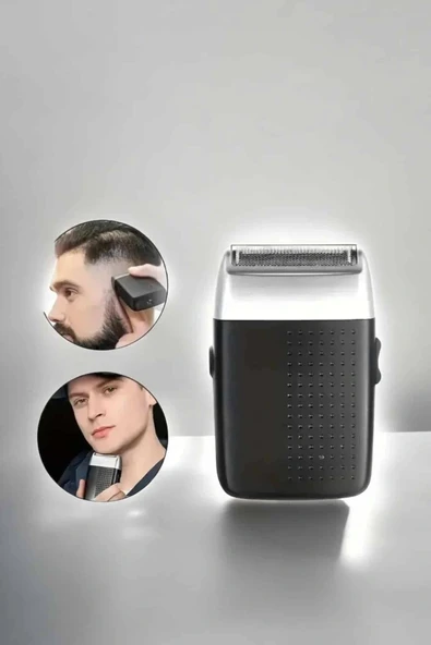 Tıraş Makinesi Mini Sinek Kaydı Şarjlı Taşınabilir Paslanmaz Çelik - Resim 5