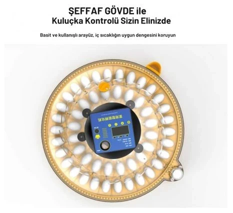Evonest Evo-UFO-48 | 48 Yumurtalık UFO Model Tam Otomatik Kuluçka Makinesi - 4