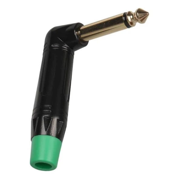 6.3 Mm Mono L Tip Plastik Gövde Metal Uç Gitar Jack Fiş - Resim 2