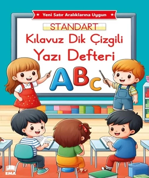 Renkli Standart Kare Çizgili Yazı Defteri A4 Ebat ürün görseli