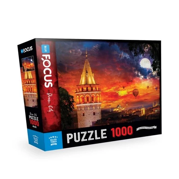Blue Focus Puzzle Galata Kulesi 1000 Parça ürün görseli