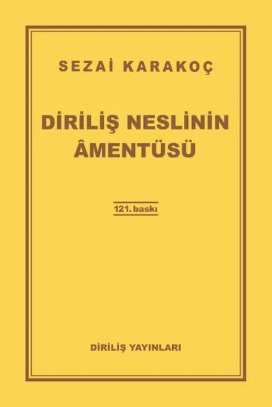 Diriliş Neslinin Amentüsü ürün görseli