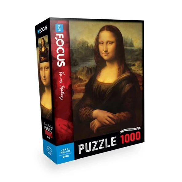 Blue Focus Puzzle Mona Lisa 1000 Parça ürün görseli