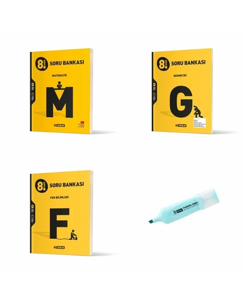 LGS 8.Sınıf Matematik Geometri Ve Fen Bilimleri Soru Bankası ürün görseli