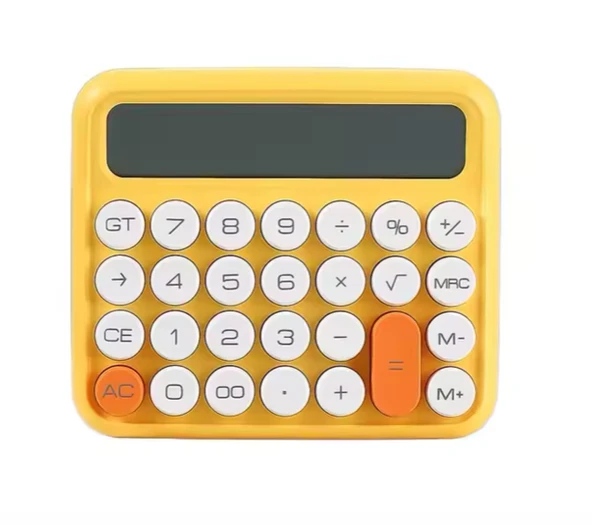 ZR740 Jn-800 Junno Sarı Hesap Makinesi ürün görseli 1