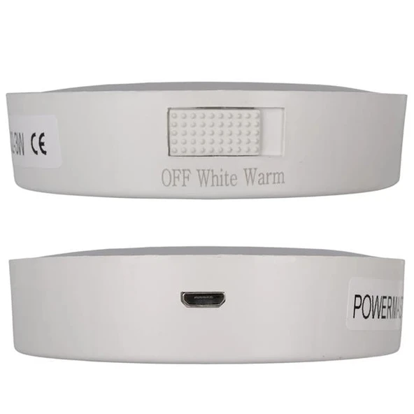 Powermaster YT-M415 Hareket Sensörlü Mıknatıslı Yapışkanlı İkili Dolap İçi Aydınlatma Işığı - 3