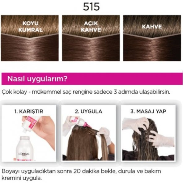 LOréal Paris Casting Crème Gloss Saç Boyası 515 Buzlu Çikolata - 5