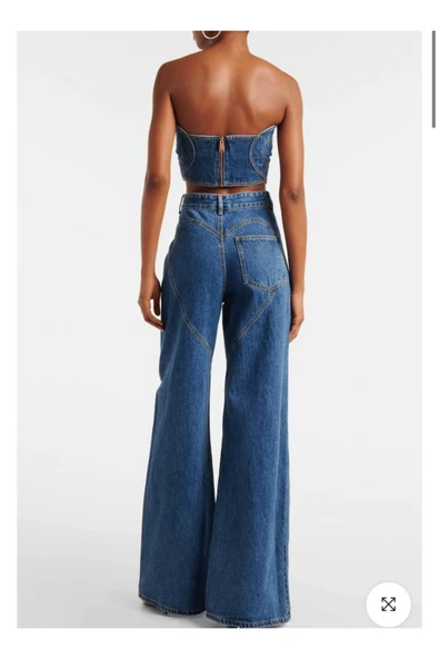 Pinterest Tasarım Kot Pantolon Palazzo Kot Pantolon - Resim 2