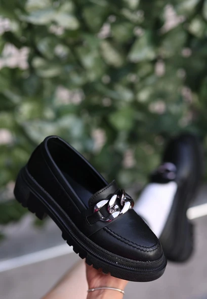 Biga Siyah Cilt  Ayakkabı - Resim 4