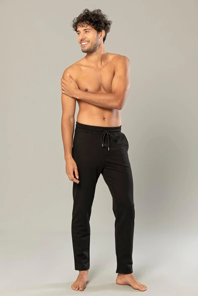 Weweus Siyah Erkek Eşofman Alt 8685 - Resim 3