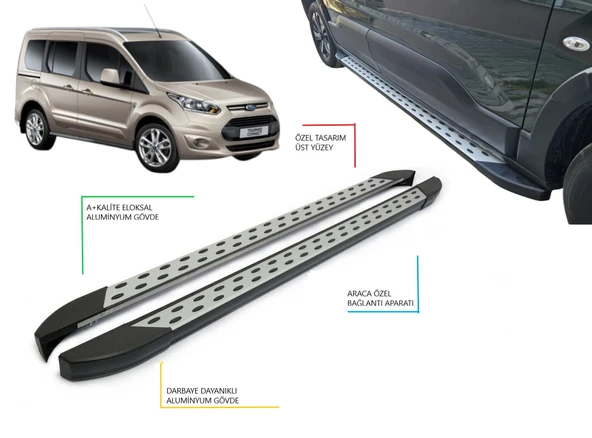 CONNECT KISA ŞASE NOKTALI YAN BASAMAK 2014 2015 2016 2017 2018 2019 2020 2021 ürün görseli 1