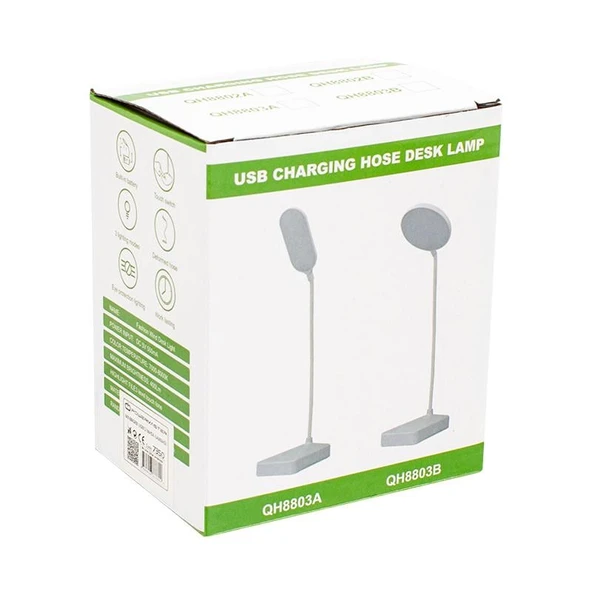 Powermaster MX-8802B Üç Modlu Masa Çalışma Lambası Akrobat USB Şarjlı Dokunmatik Düğmeli - 3