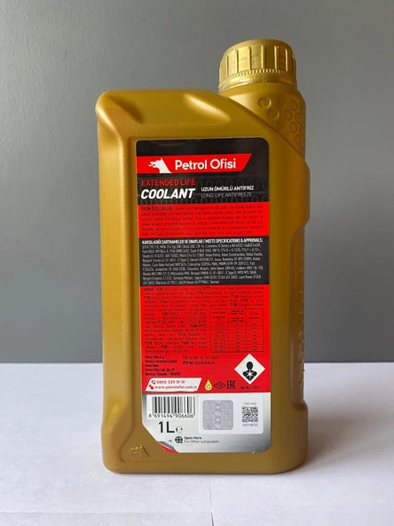 Petrol Ofisi Kırmızı Renk Organik Antifriz 1 Litre (07/2025 Üretim) - 3
