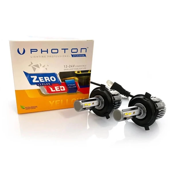 Photon Zero H4 +3 Plus Xtreme Yellow Sarı Işık - 1