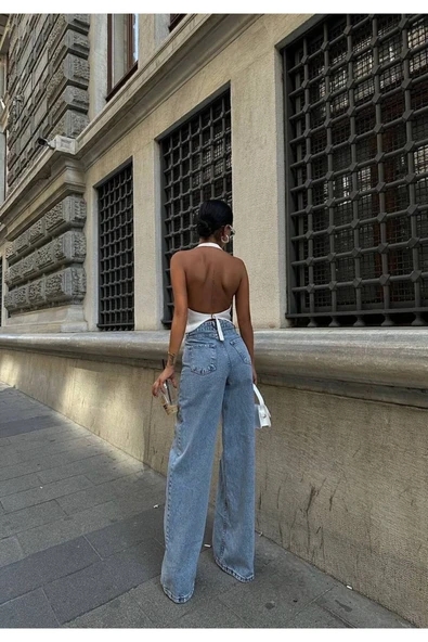 Pinterest Model Tasarım Model Baggy Jean Palazzo Kot Pantolon - 2