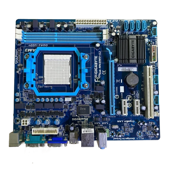 Gigabyte GA-M68MT-S2 REV 1.3 GeForce 7025 DDR3 Soket AM3 mATX 2 EL Anakart - 1
