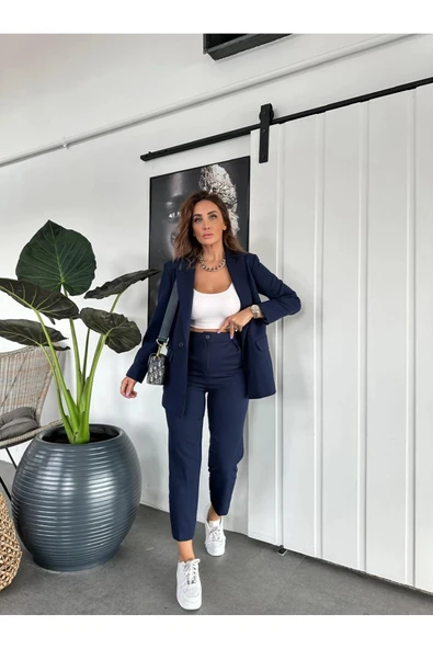 ZR Orijinal Marka Ceket Pantolon Klasik Takım Astarlı Ceket Havuç Pantolon ürün görseli