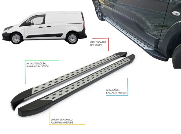 CONNECT UZUN ŞASE NOKTALI YAN BASAMAK 2014 2015 2016 2017 2018 2019 2020 2021 ürün görseli 1