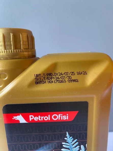 Petrol Ofisi Kırmızı Renk Organik Antifriz 1 Litre (07/2025 Üretim) - 2